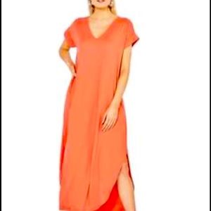 Orange Enthro Maxi Dress size small